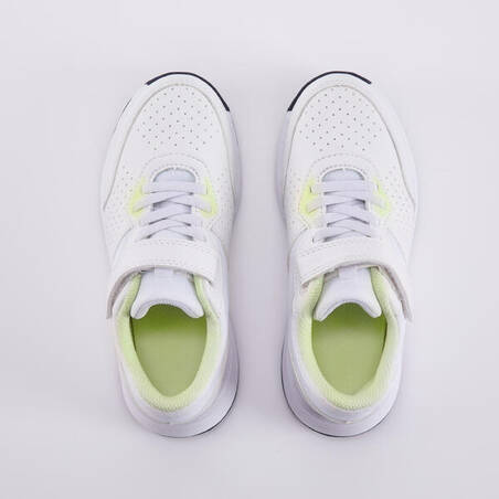 Sepatu Tenis Anak Velkro Essential KD - Putih/Kuning