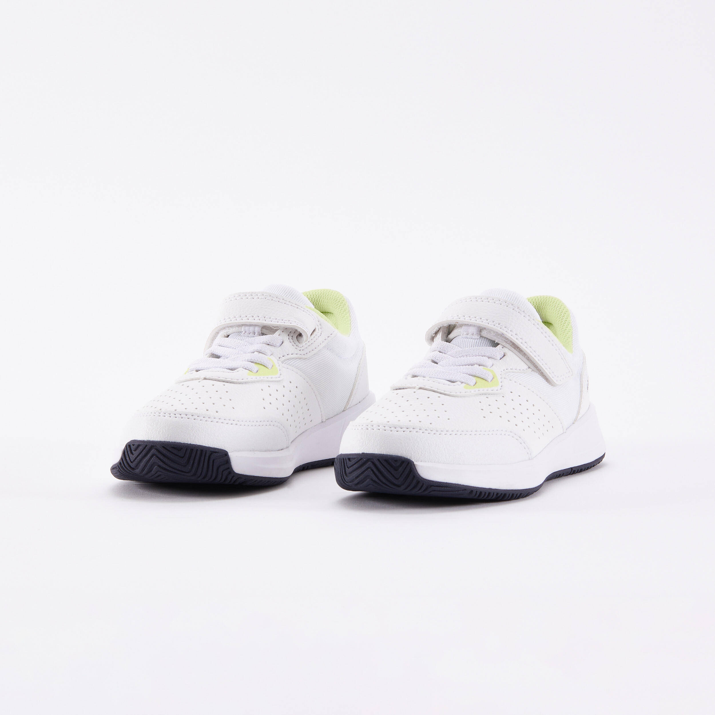 Kids' Rip-Tab Tennis Shoes Essential KD - White & Yellow -  1