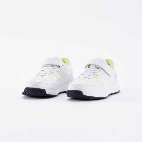 Kids' Rip-Tab Tennis Shoes Essential KD - White & Yellow