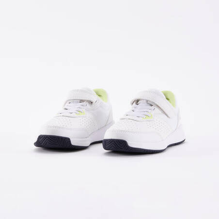 Kids' Rip-Tab Tennis Shoes Essential KD - White & Yellow