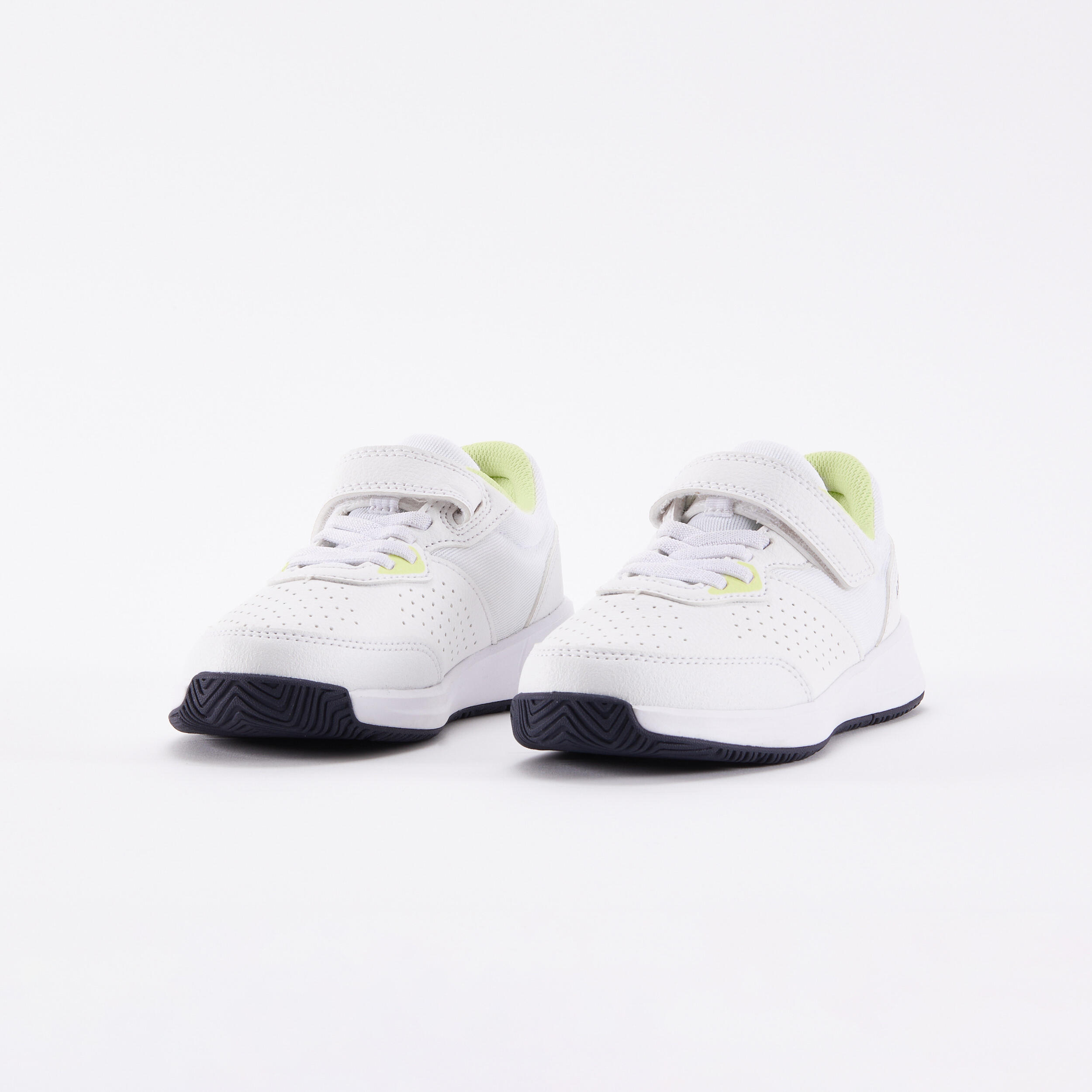 Kids' Rip-Tab Tennis Shoes Essential KD - White & Yellow 6/8