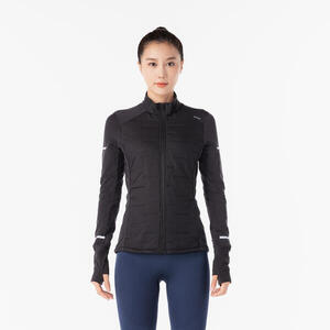 Chaqueta running Kiprun Warm Mujer - Negro