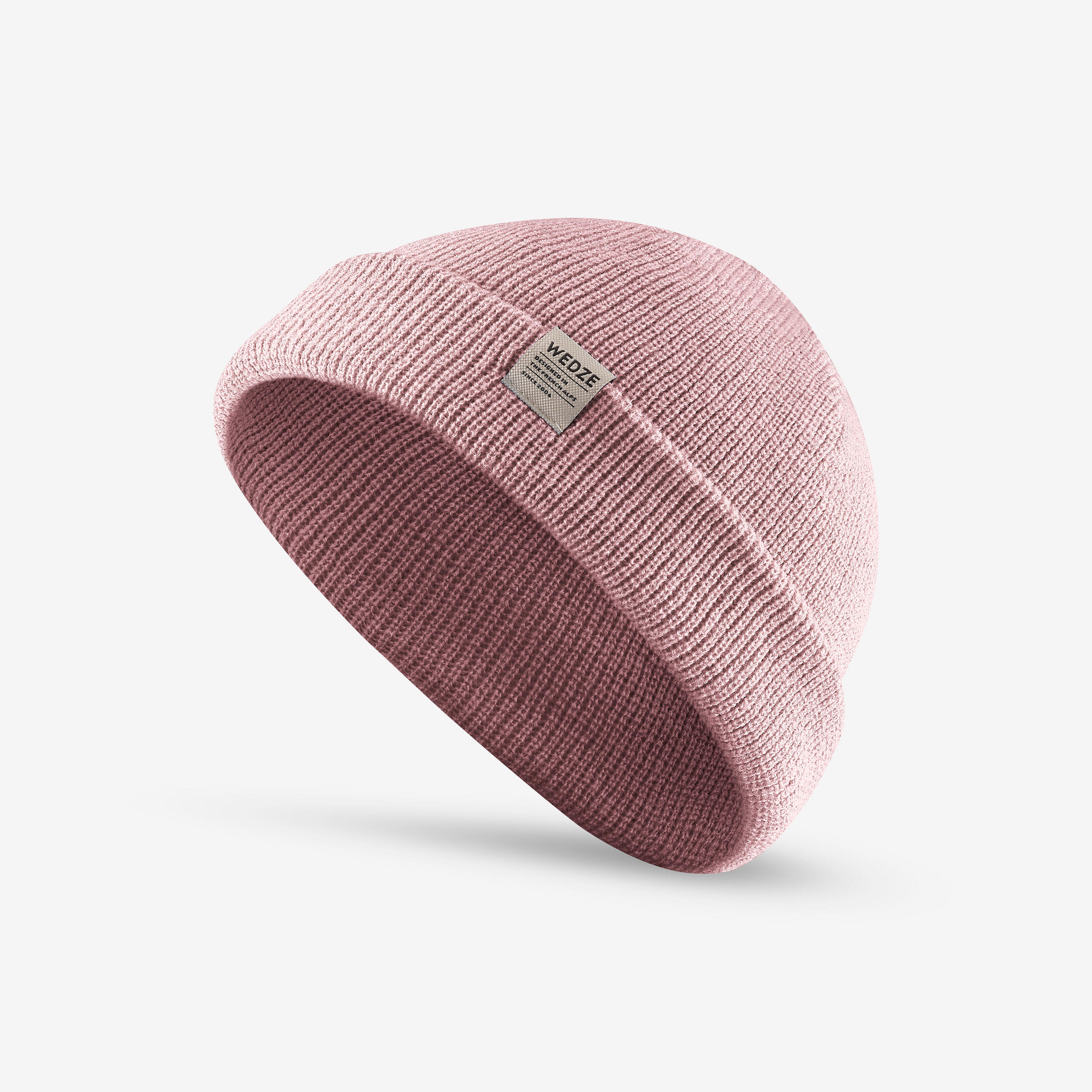 Wedze - Bonnet De Ski Adulte - Docker - Rose - Bonnet - Ski Freeski Snowboard Luge - - M/l 56/62cm - Decathlon