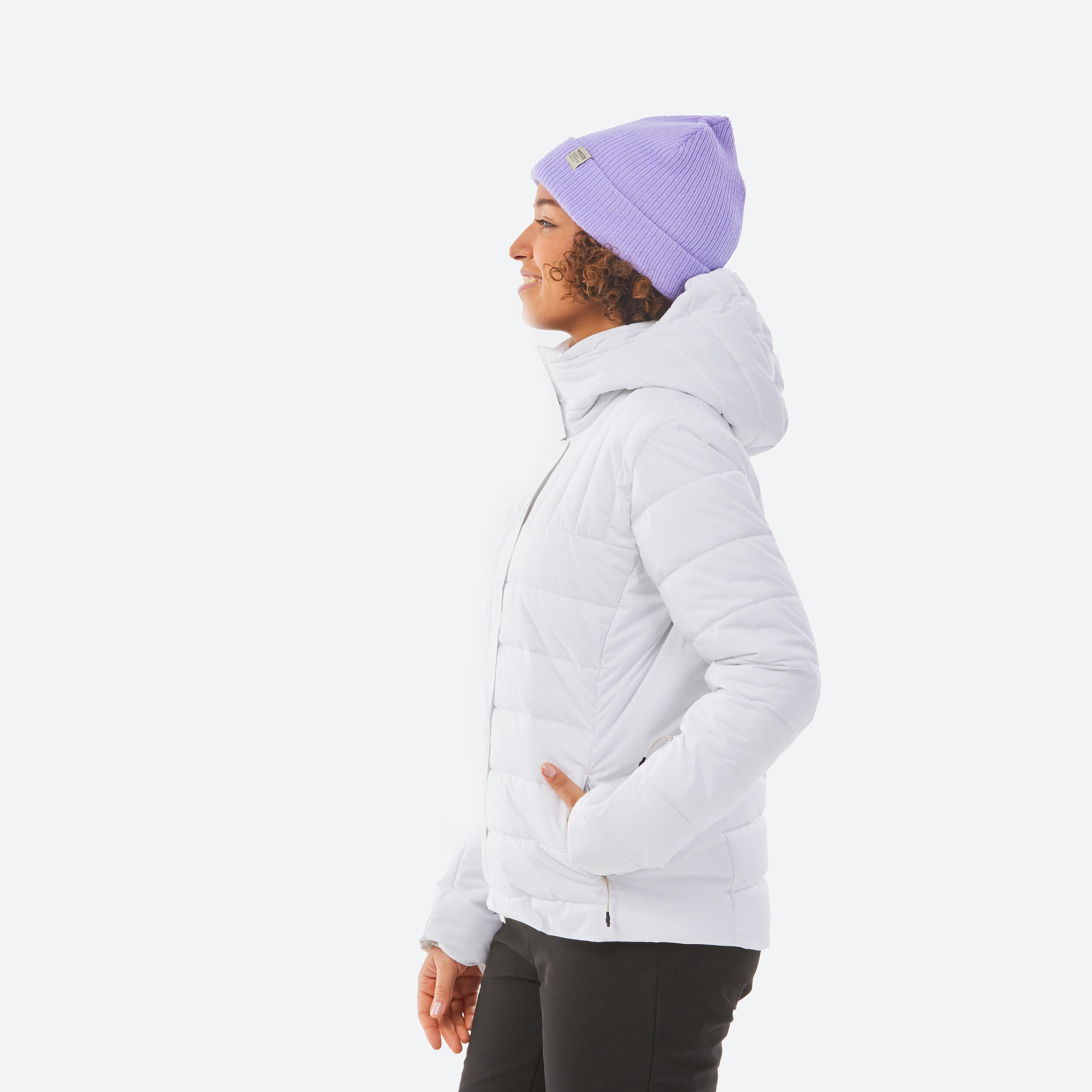 100 WARM SKI JACKET - WHITE