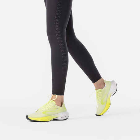 Women's Running& Trail Running Leggings KIPRUN Run 900 Light-black