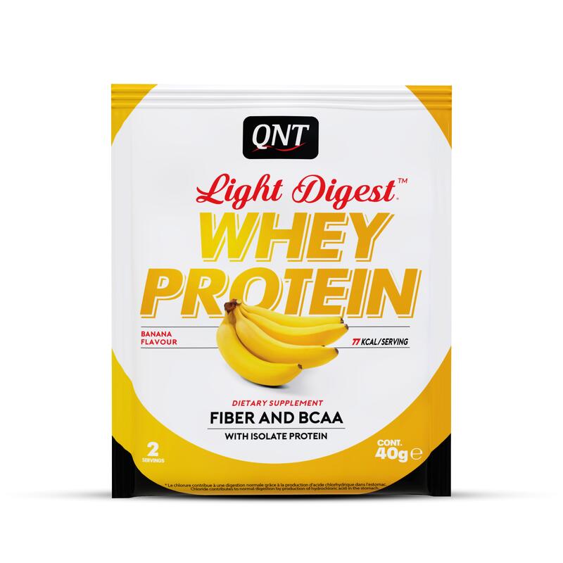 Eiwitpooeder voor krachttraining Light Digest Whey banaan 40 g