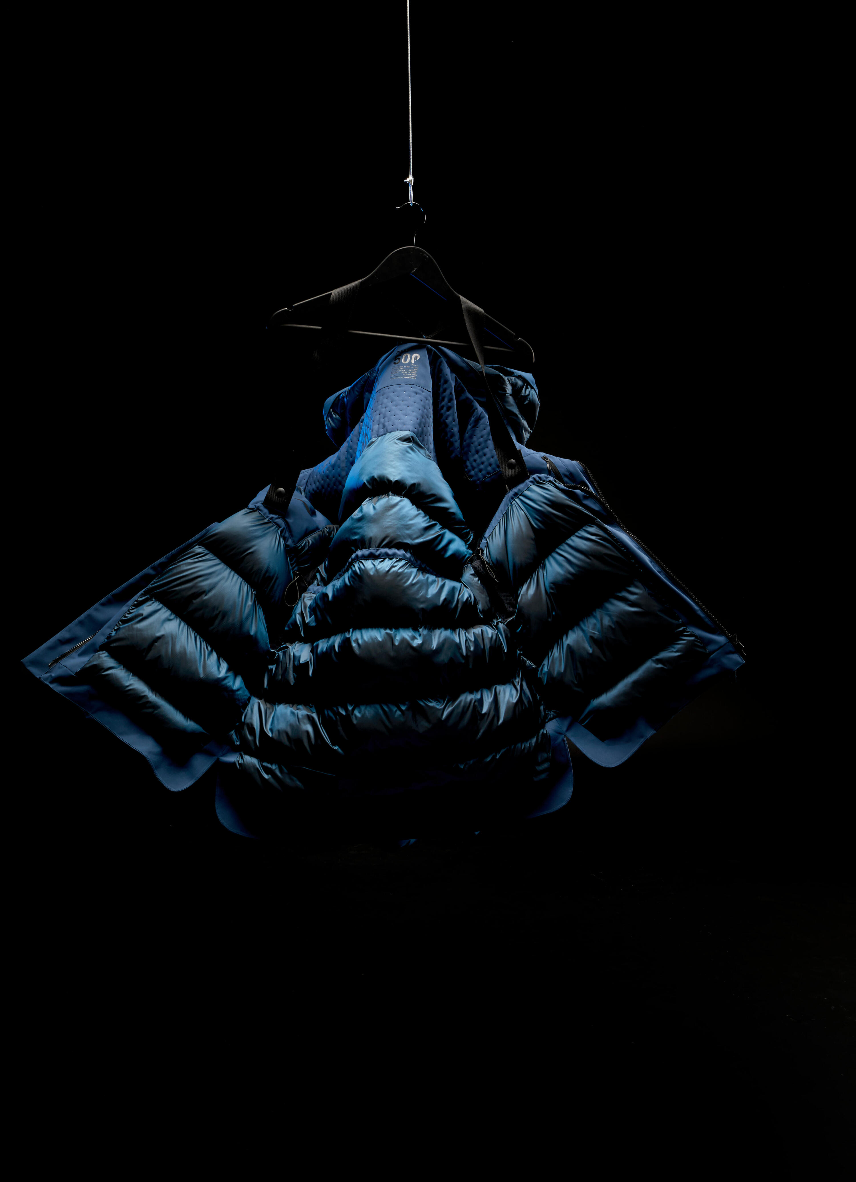 500 WARM Women's very warm and long ski jacket - petrol blue 3/16
