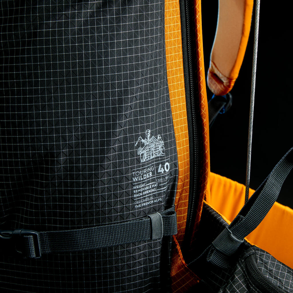 40 L Wilder Touring Splitboard / Ski Touring Backpack - Black