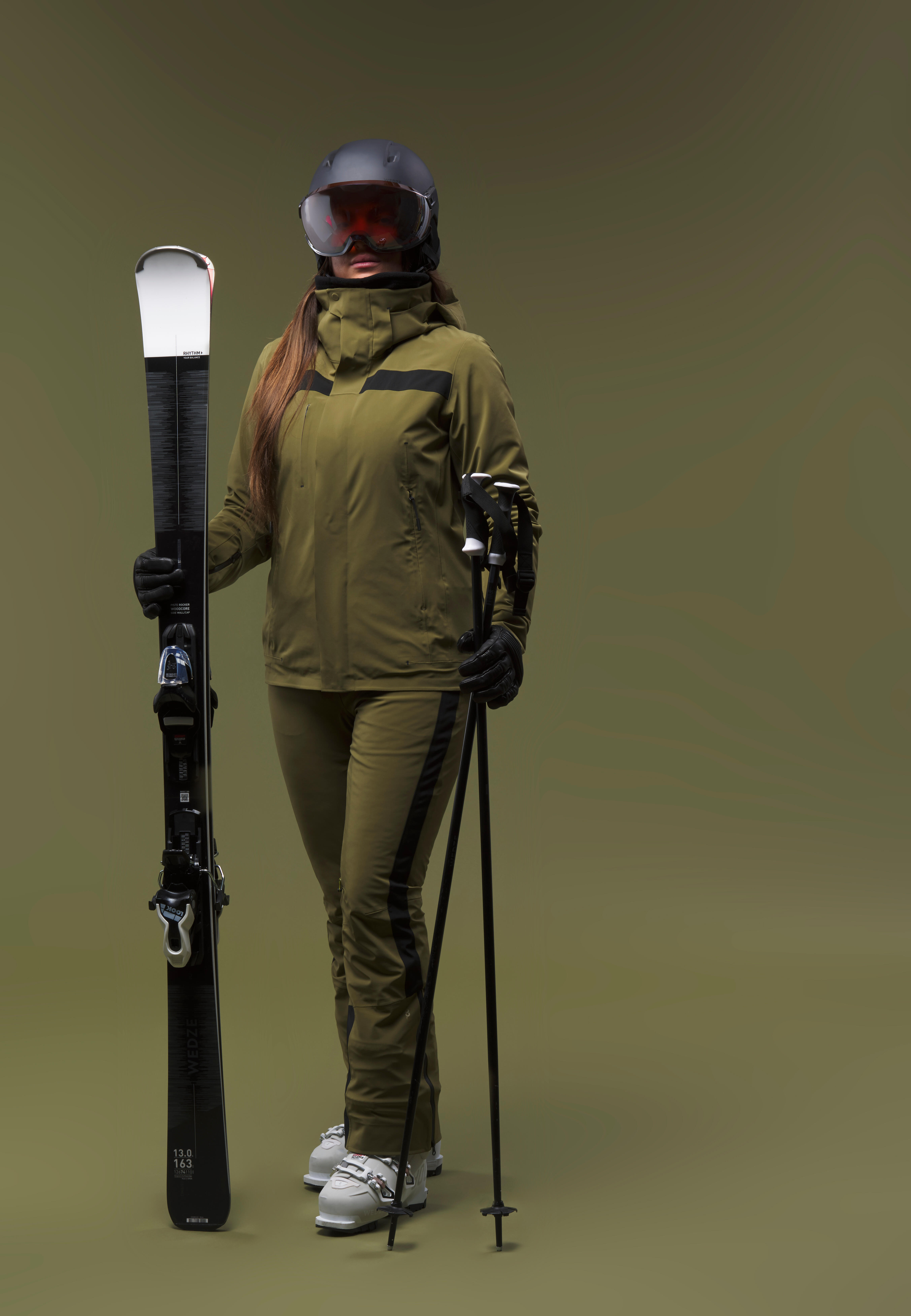 Skis alpins avec fixations femme – Boost 580 - WEDZE