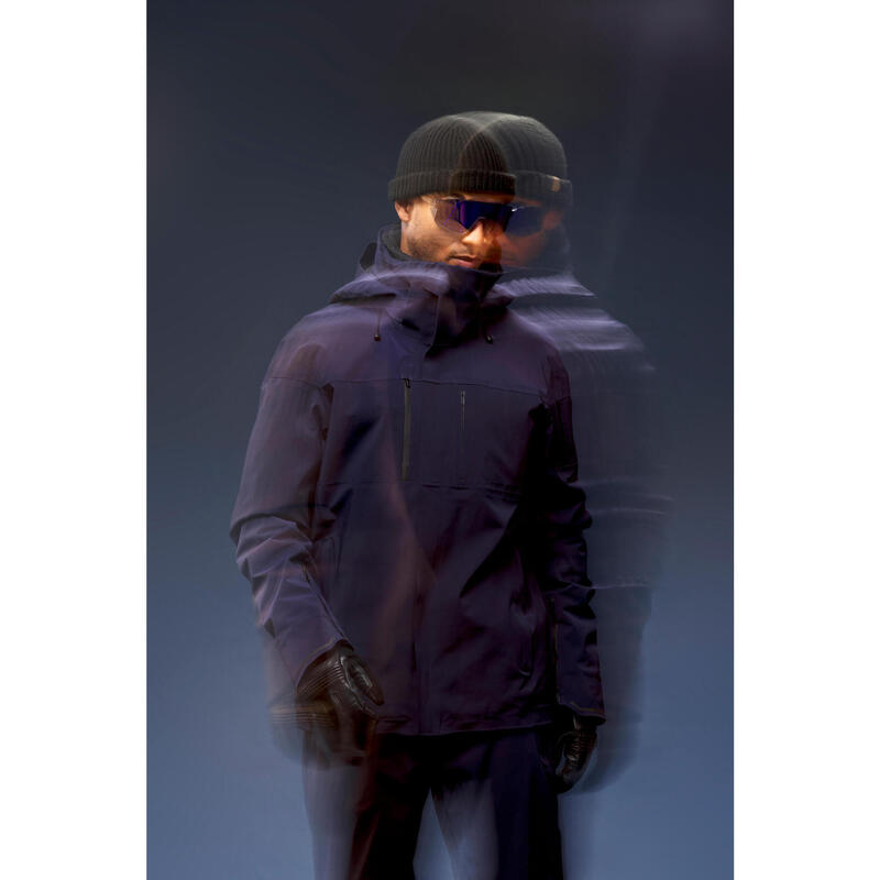 Veste de ski et snowboard très respirante et imperméable homme, JKT 900 bleu