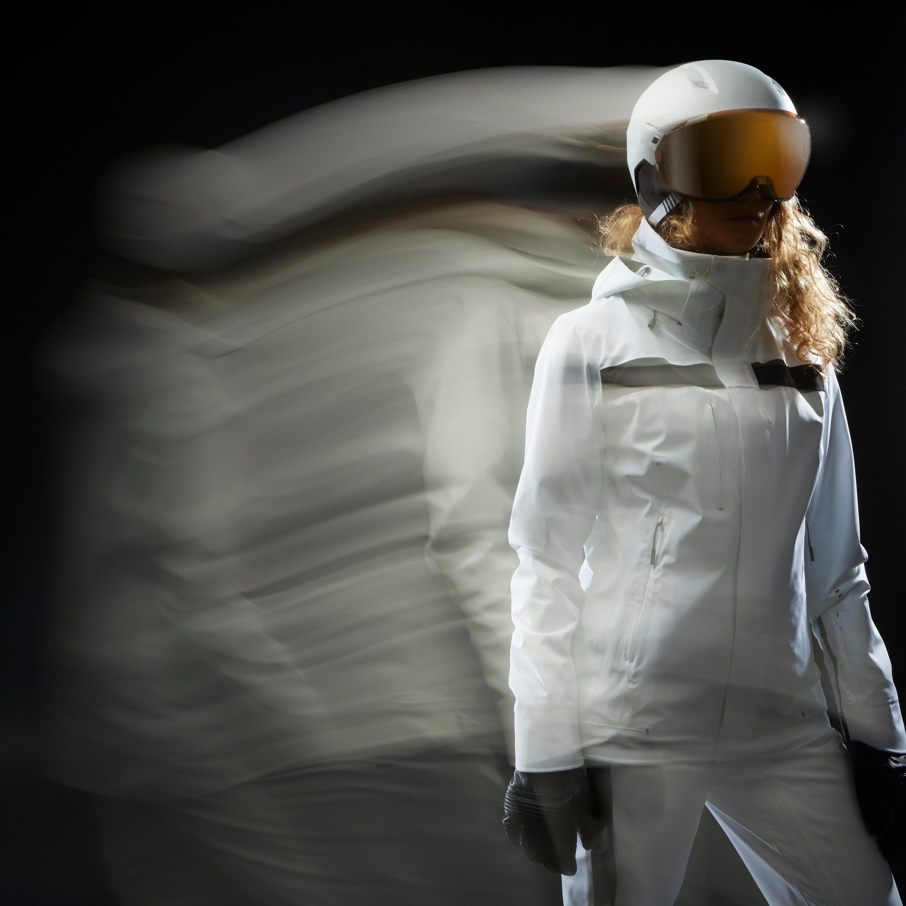 Dámská prodyšná nepromokavá lyžařská a snowboardová bunda 900 21/22