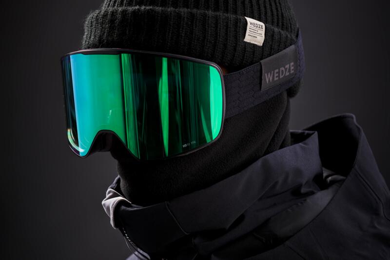 Gogle narciarskie i snowboardowe dla dorosłych i dzieci Wedze G 500 C HD