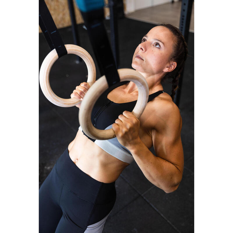 Cross Training Fitness Rings - Wood