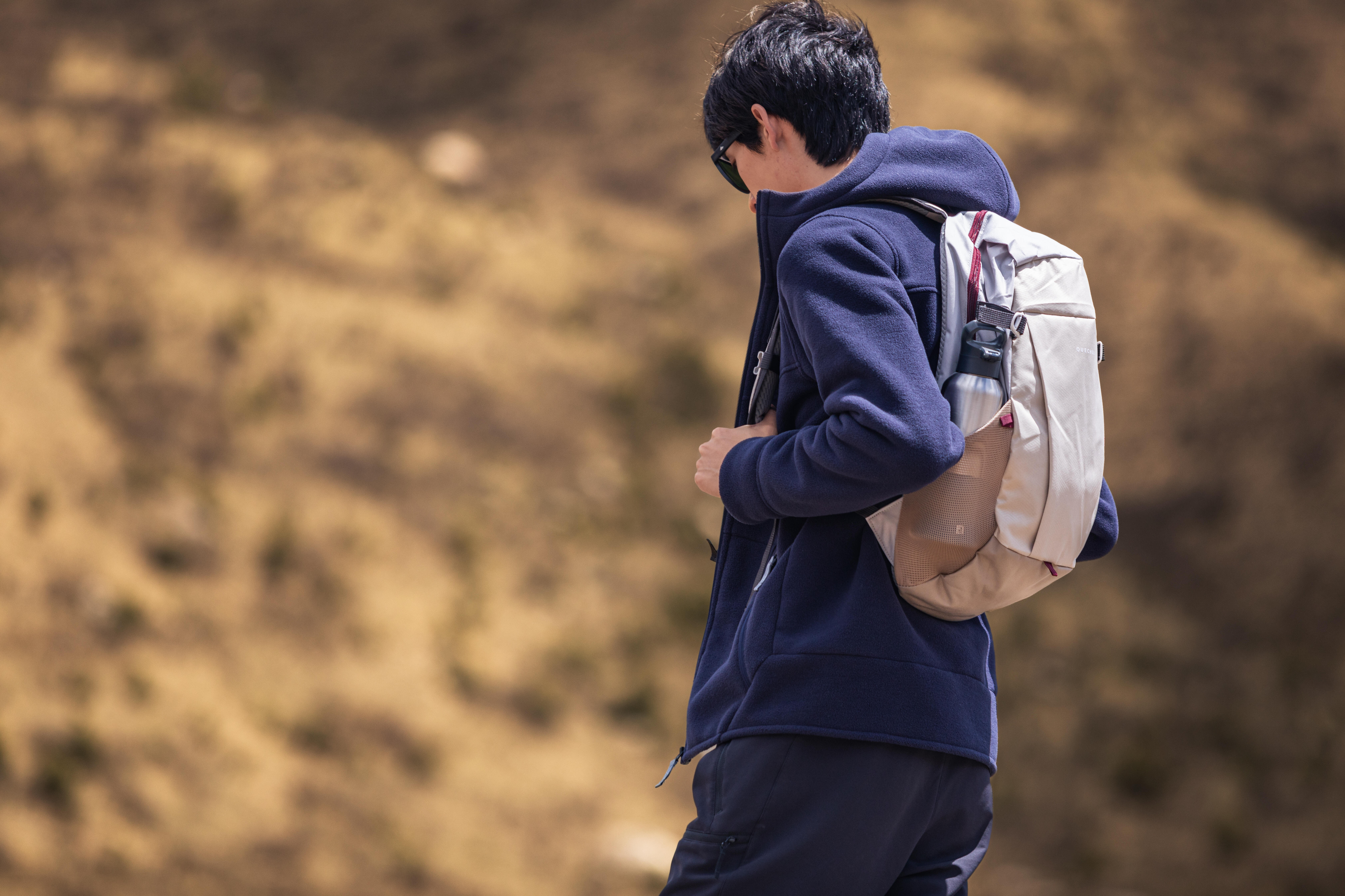 20 L Hiking Backpack - Arpenaz NH100 - Beige