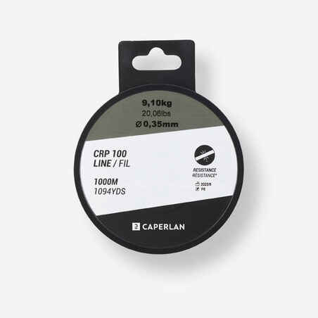 LINE CARP FISHING LINE 1000 M DARK BROWN