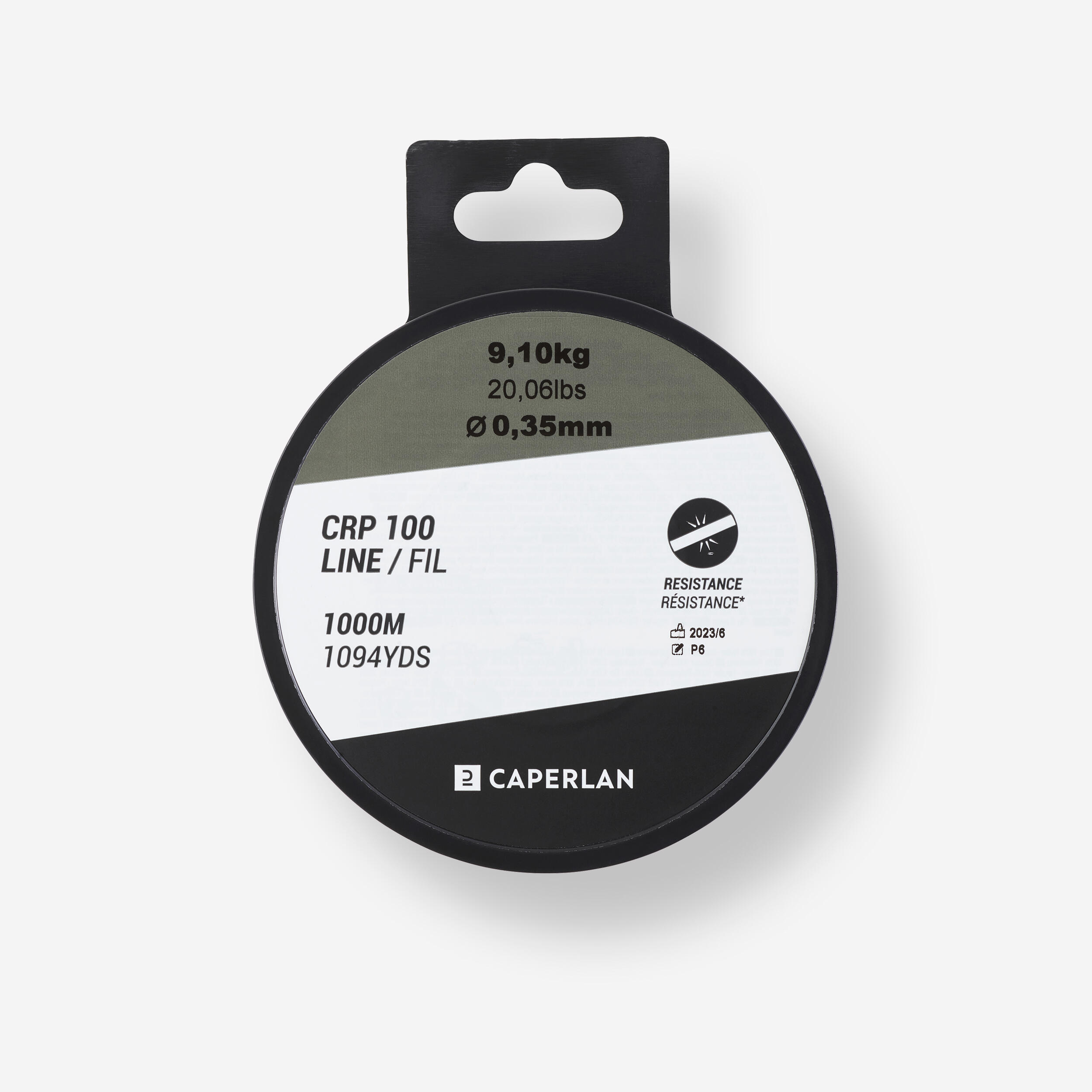 Decathlon | Filo carp fishing LINE 100 marrone 1000 m  |  Caperlan