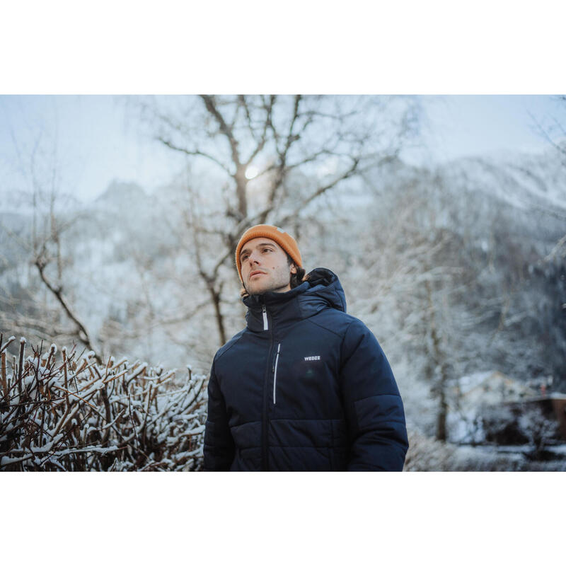 Geacă călduroasă Schi 100 Warm Bleumarin Bărbați 