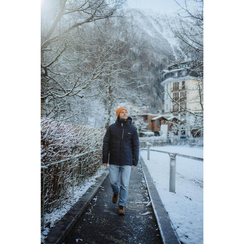 Geacă călduroasă Schi 100 Warm Bleumarin Bărbați 