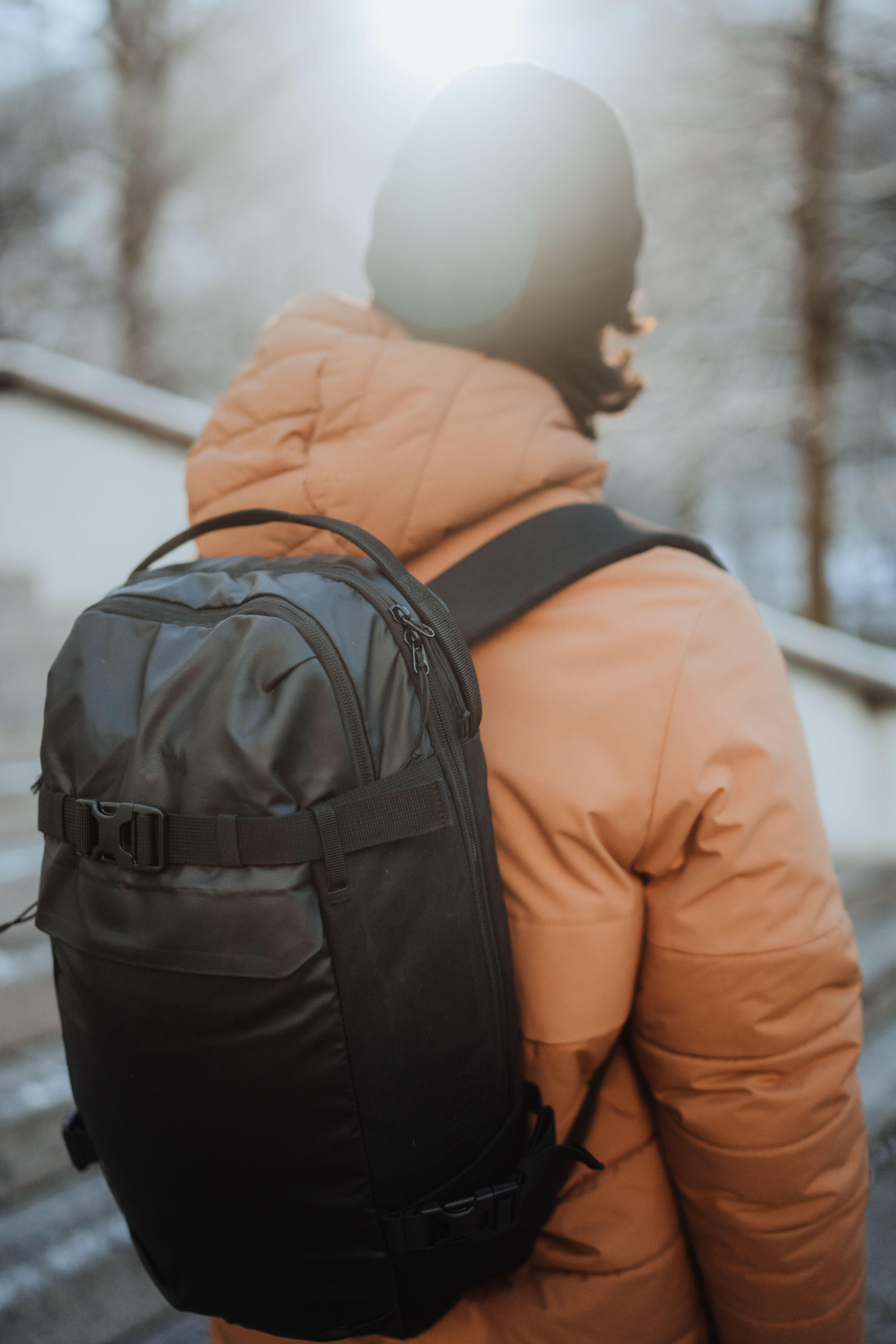 Ski-/Snowbard-/MTB-Rucksack - FR/AM 100 23 L - schwarz 16/24