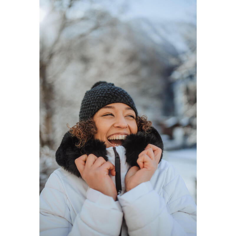 Căciulă cu ciucure schi TIMELESS Negru Adulţi 
