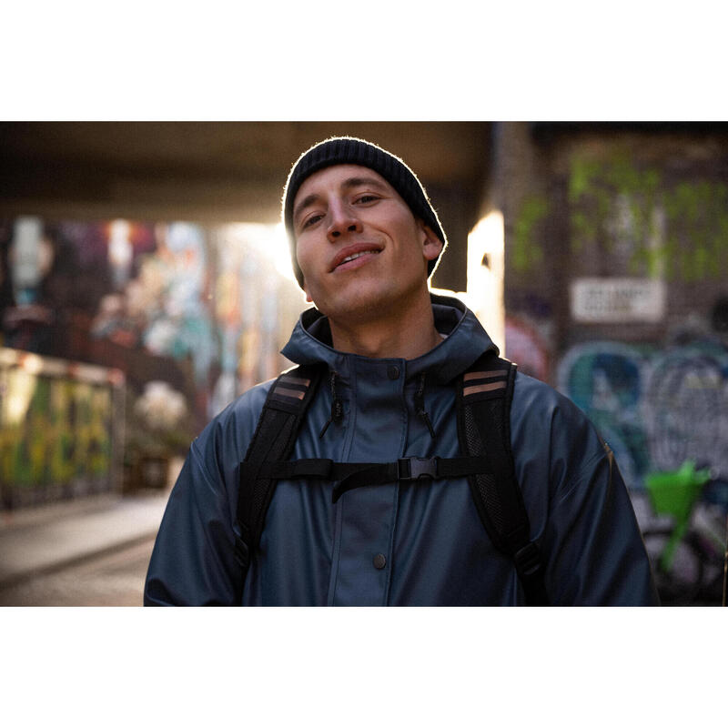 Geacă parka impermeabilă ciclism în oraș Kaki Unisex