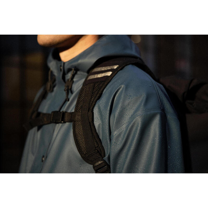 Geacă parka impermeabilă ciclism în oraș Kaki Unisex