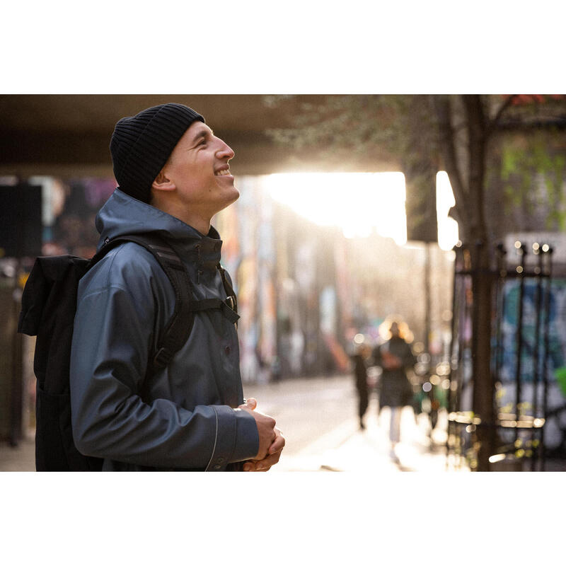 Geacă parka impermeabilă ciclism în oraș Kaki Unisex