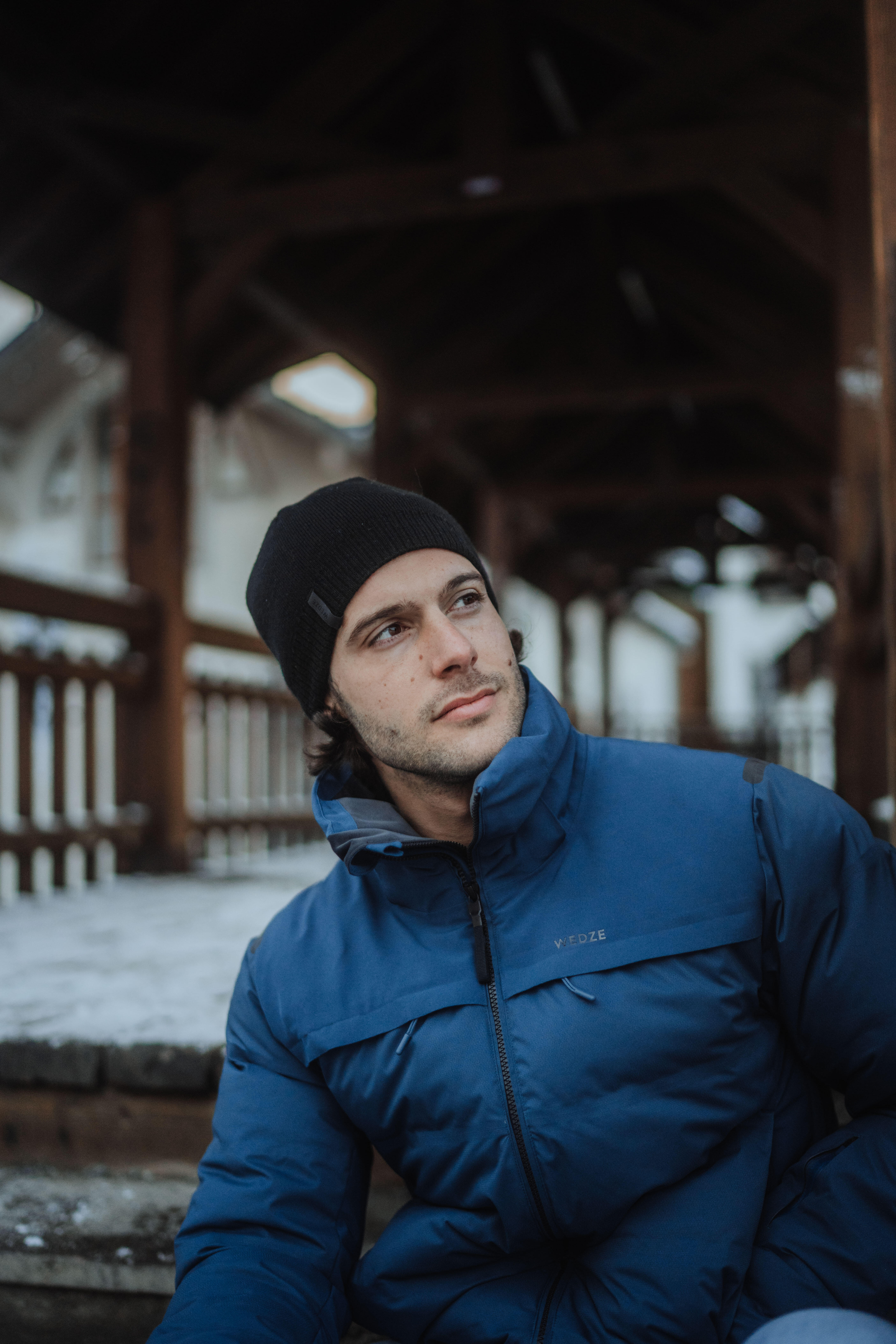 Simple Ski Hat – Black - WEDZE