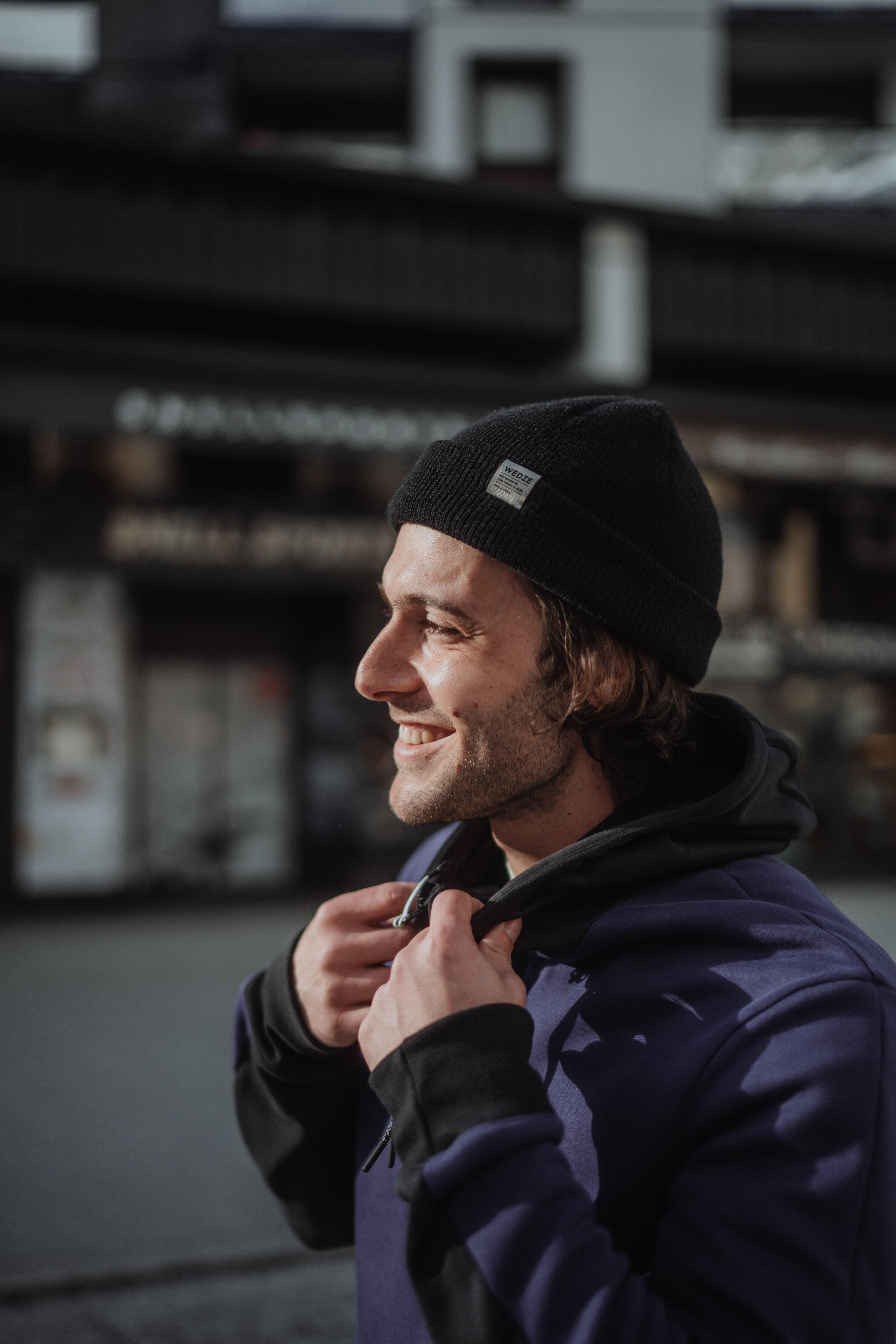 ADULT SKI HAT - DOCKER - BLACK 11/12