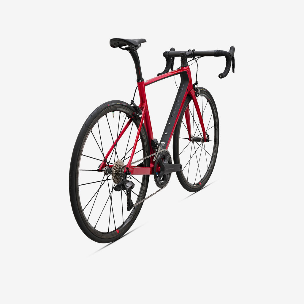 Cestný bicykel EDR CF Ultegra DI2 červený