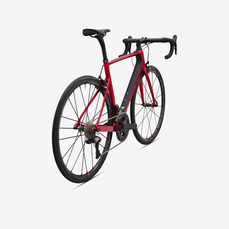 Rennrad – EDR CF Ultegra DI2 Felgenbremsen rot 