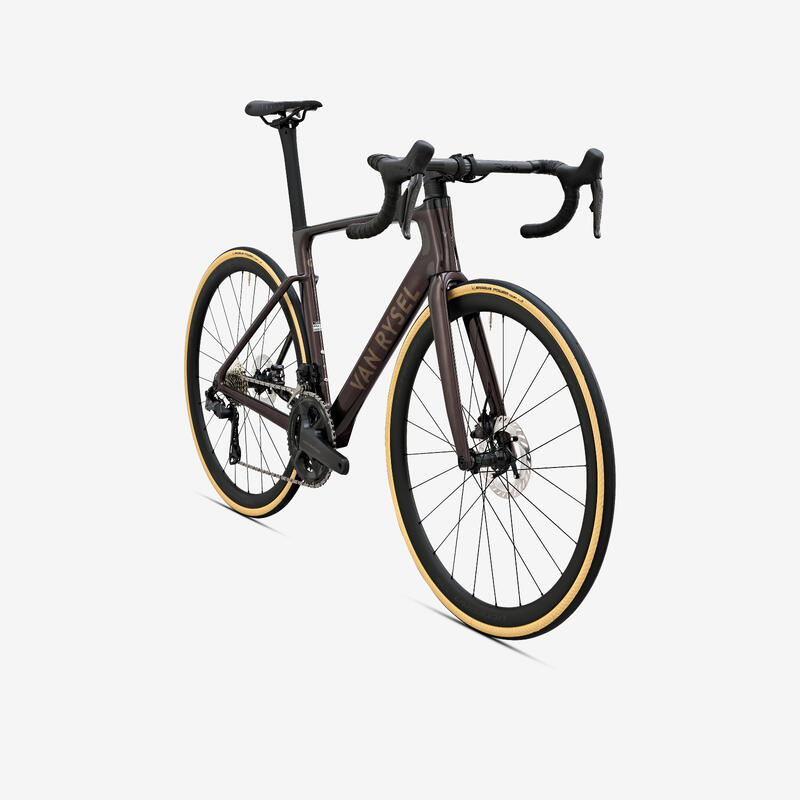 VELO DE ROUTE RCR PRO SHIMANO ULTEGRA DI2 CAPTEUR DE PUISSANCE BRUN ACAJOU