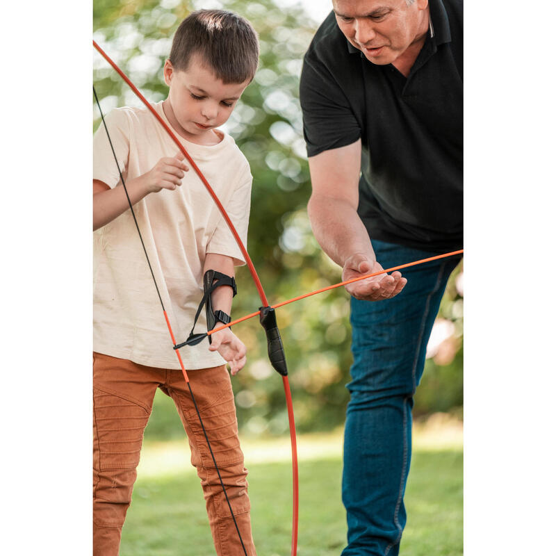 ARC TIR A L'ARC ENFANT DISCOVERY JUNIOR ROUGE pour les clubs et  collectivités