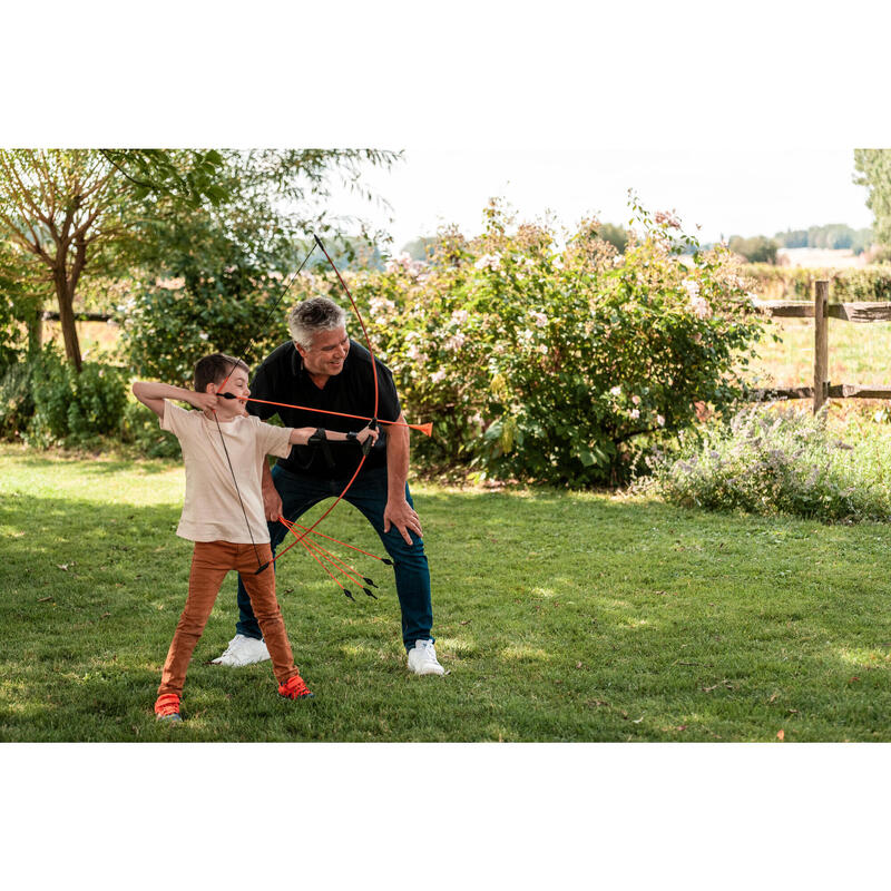 ARC TIR A L'ARC ENFANT DISCOVERY JUNIOR ROUGE