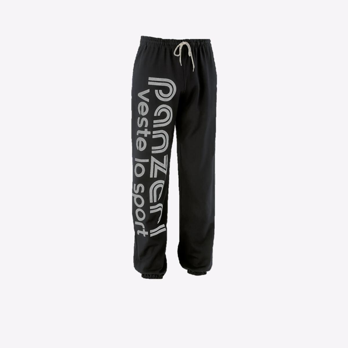 Pantalon de survêtement PANZERI Unisexe - noir et gris