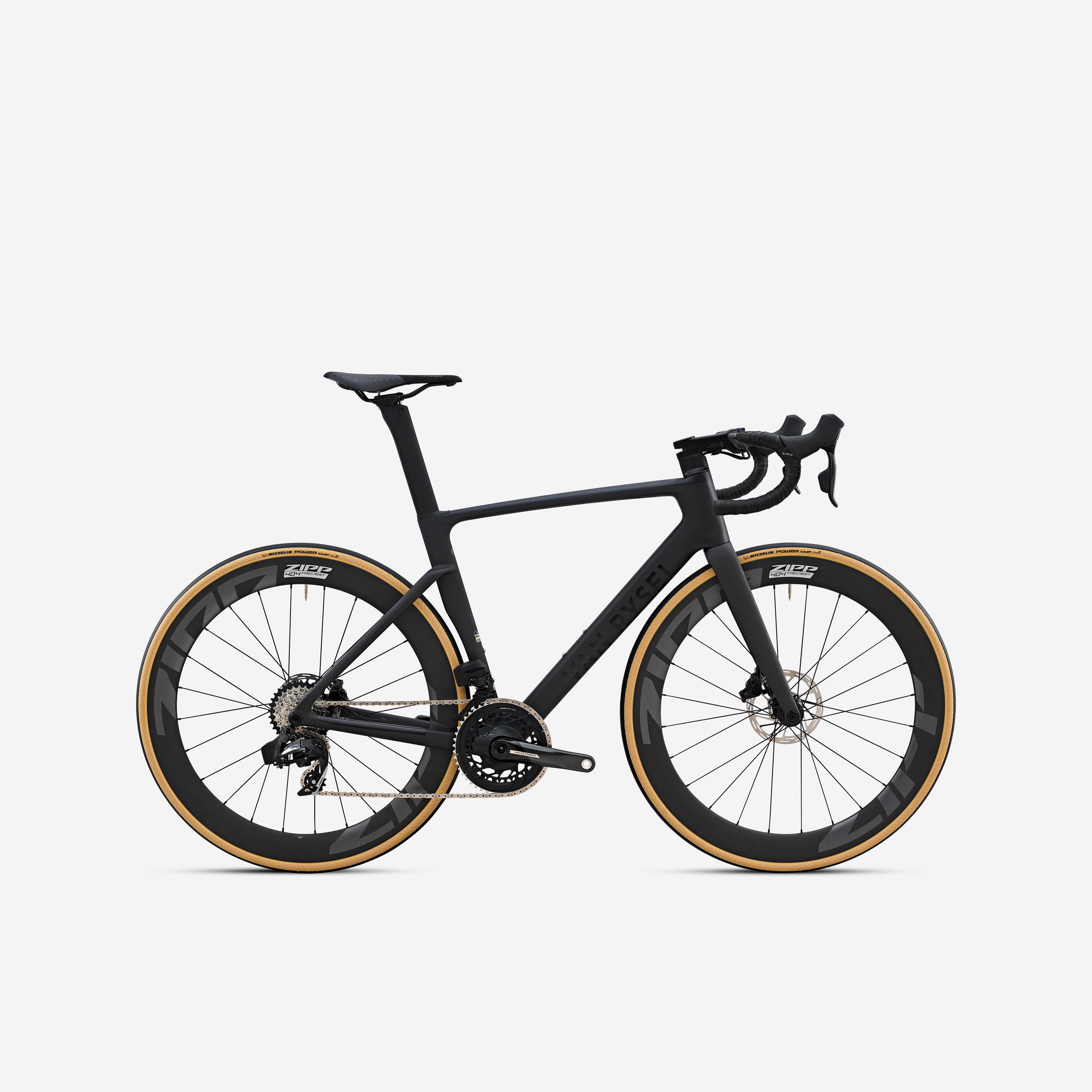 VAN RYSEL Road Bike RCR Force AXS - Raw Carbon