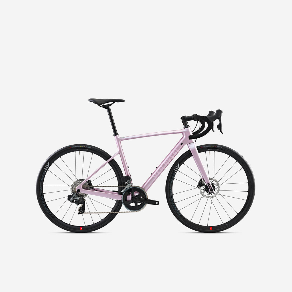 Cestný bicykel NCR CF RIVAL AXS ETAP 12 S fialový