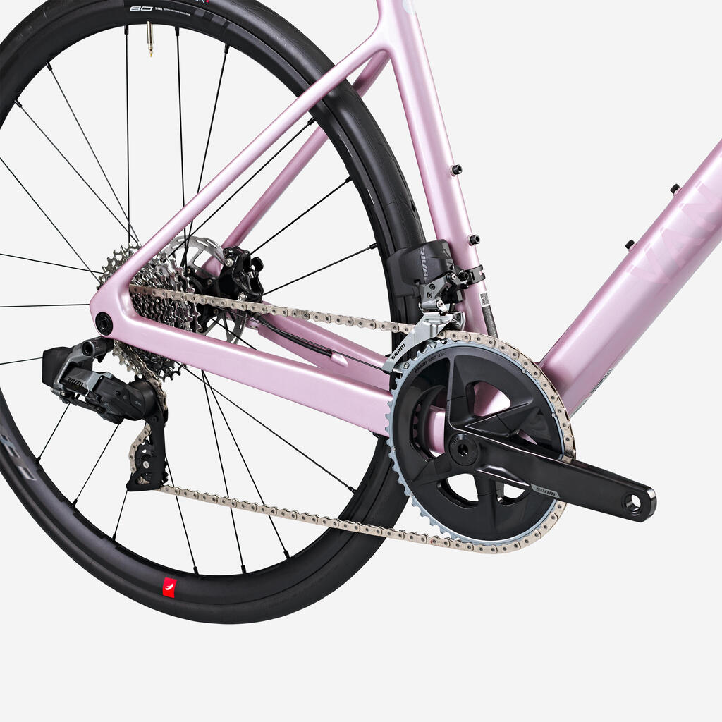 Cestný bicykel NCR CF RIVAL AXS ETAP 12 S fialový