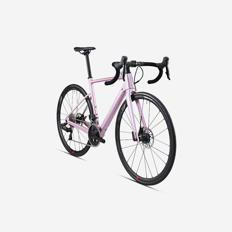 Bici da corsa donna NCR SRAM RIVAL AXS ETAP 12 V lilla