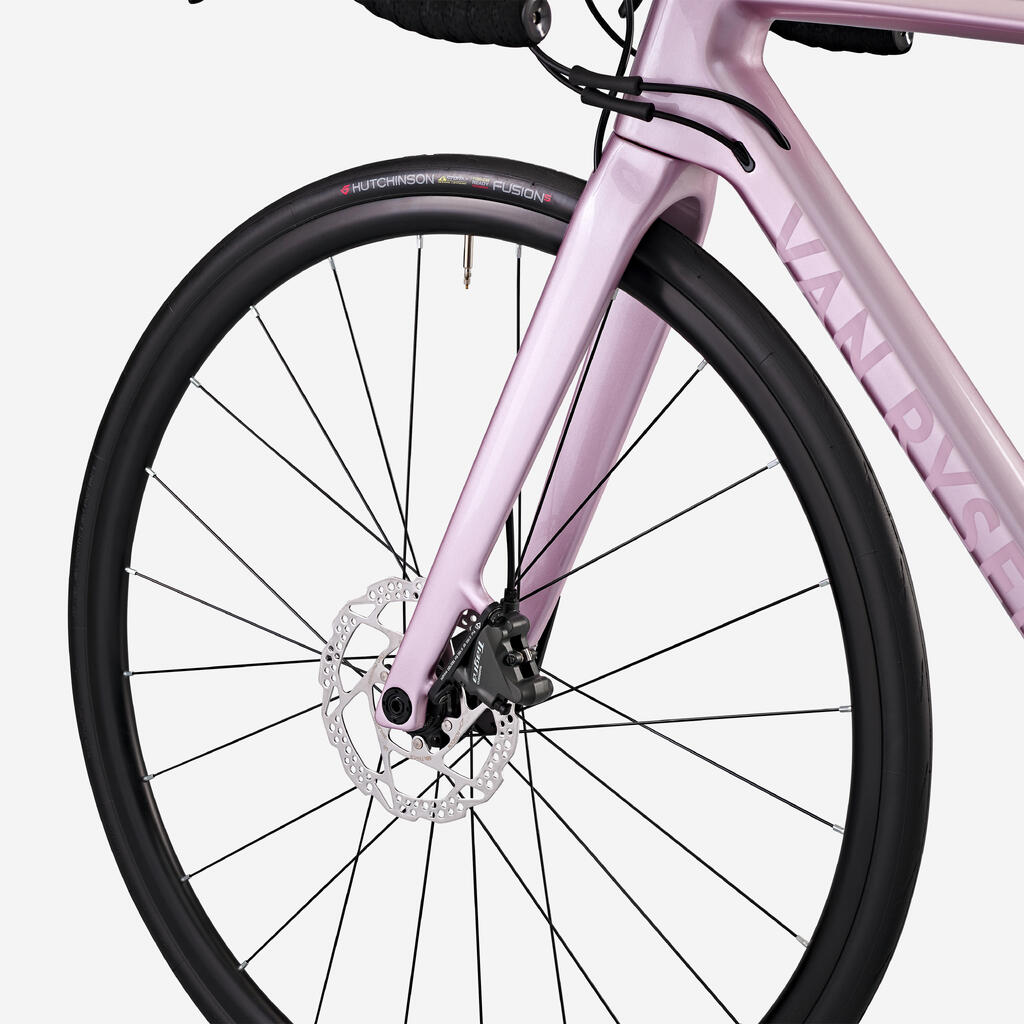 Dámsky cestný bicykel NCR CF Tiagra svetlofialový