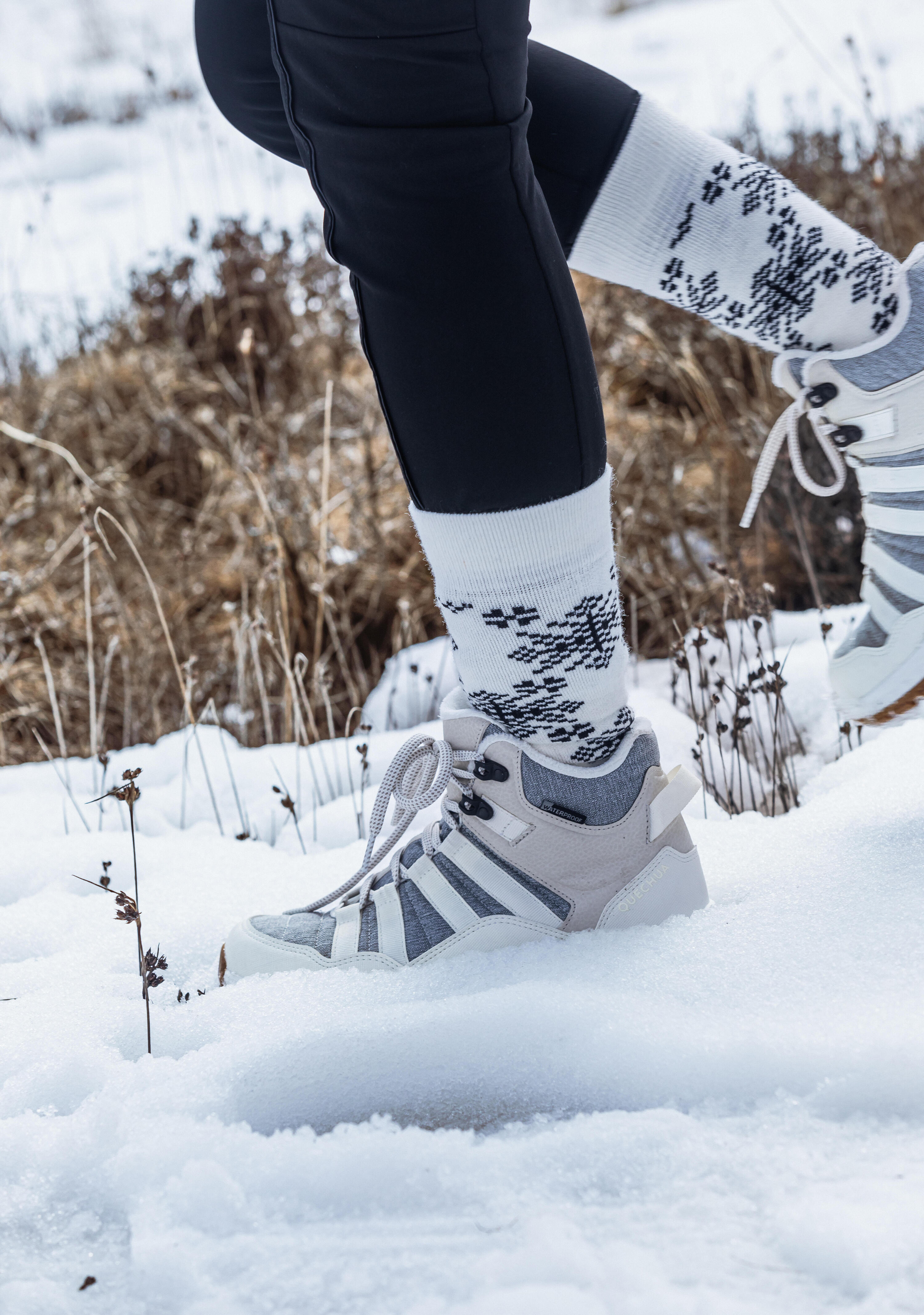 Bottes d’hiver imperméables femme, NH 500 Mid 5/6