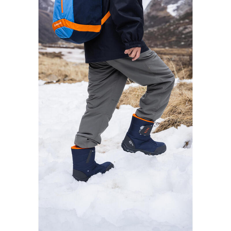 Bottes de neige chaudes imperméables de Randonnée - SH100 scratch - ENFANT 24-38