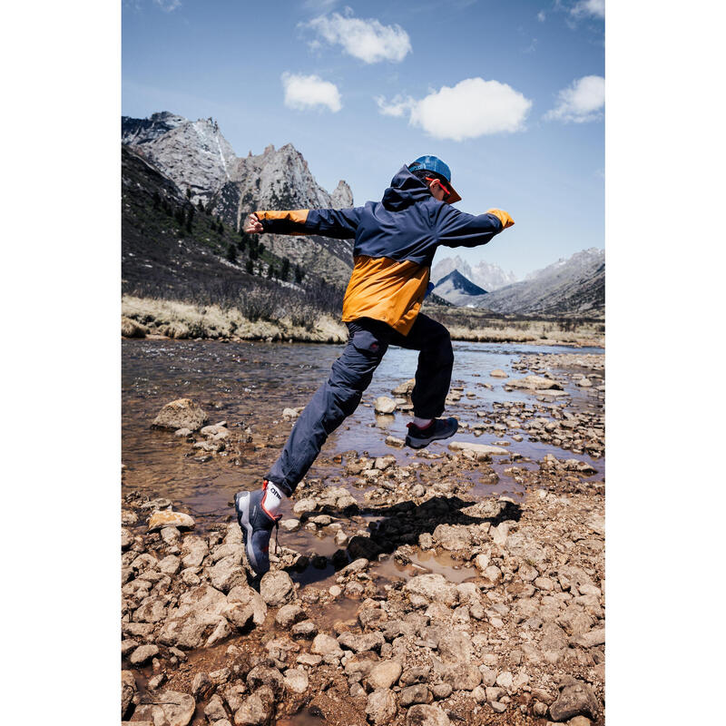 Botas de montaña y trekking impermeables Niños 35 a 38 Quechua Crossrock