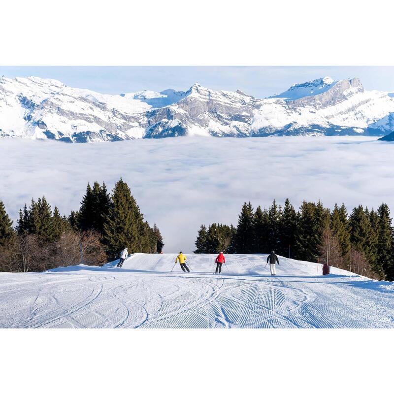 Veste de ski chaude et imperméable homme, 500 noir