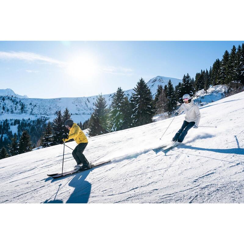 Casaco de Ski Quente Homem 500 Amarelo