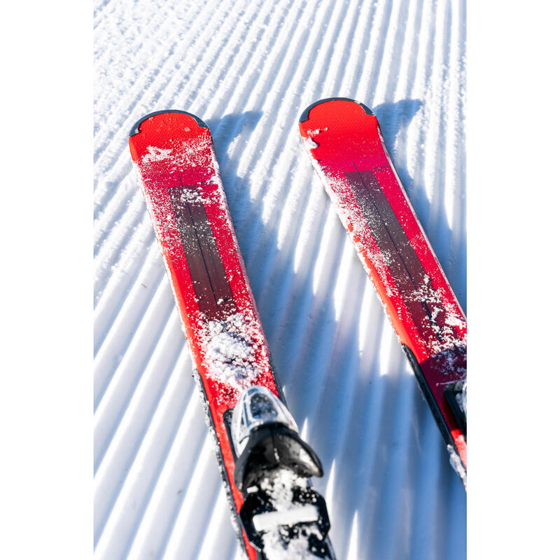 SKI ALPIN HOMME AVEC FIXATIONS - BOOST 500 - ROUGE