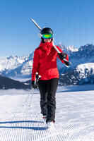 WOMEN’S WARM SKI JACKET 500 - RED
