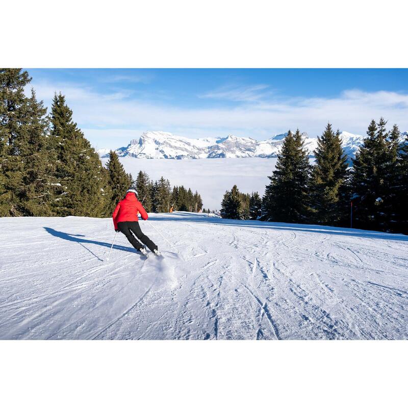 Kadın Kayak/Snowboard Montu - Kırmızı - 500