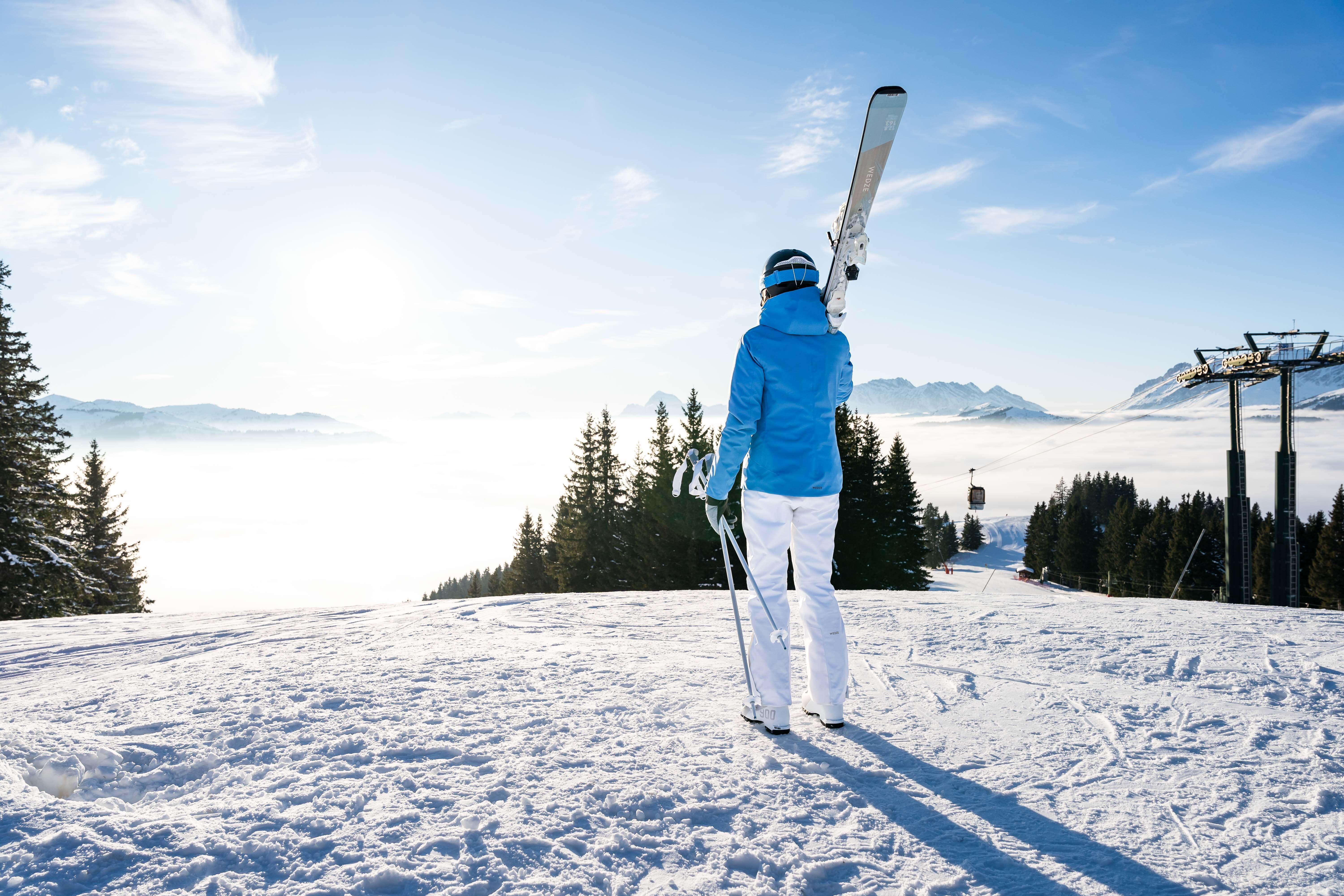 Manteau de ski chaud et imperméable femme – 500 - WEDZE