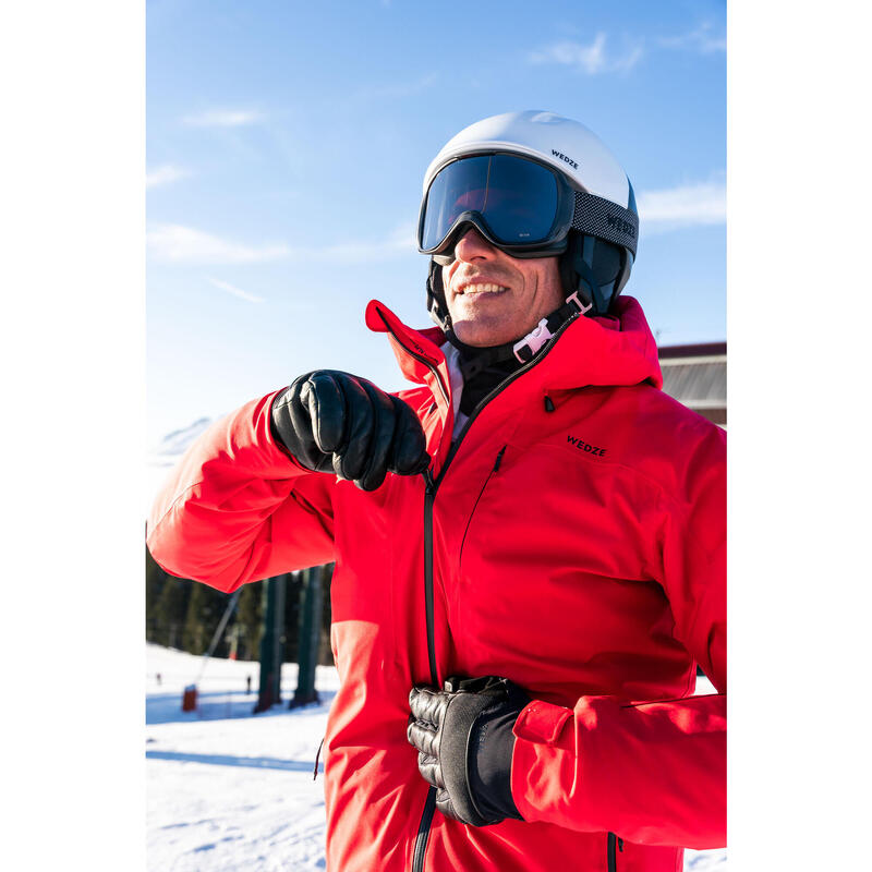 Veste de ski chaude homme 500 - rouge